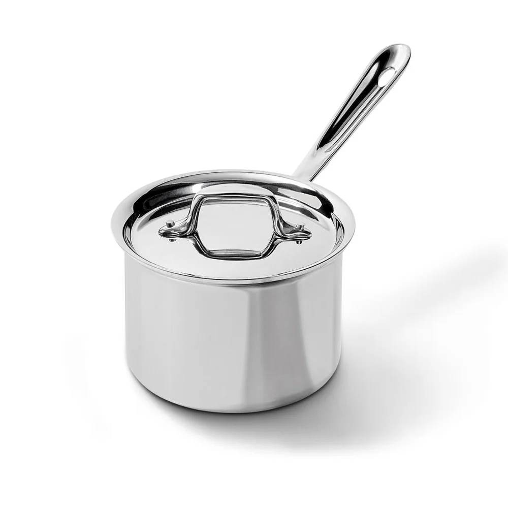 All-Clad D3 Stainless 2-Quart Saucepan with Lid