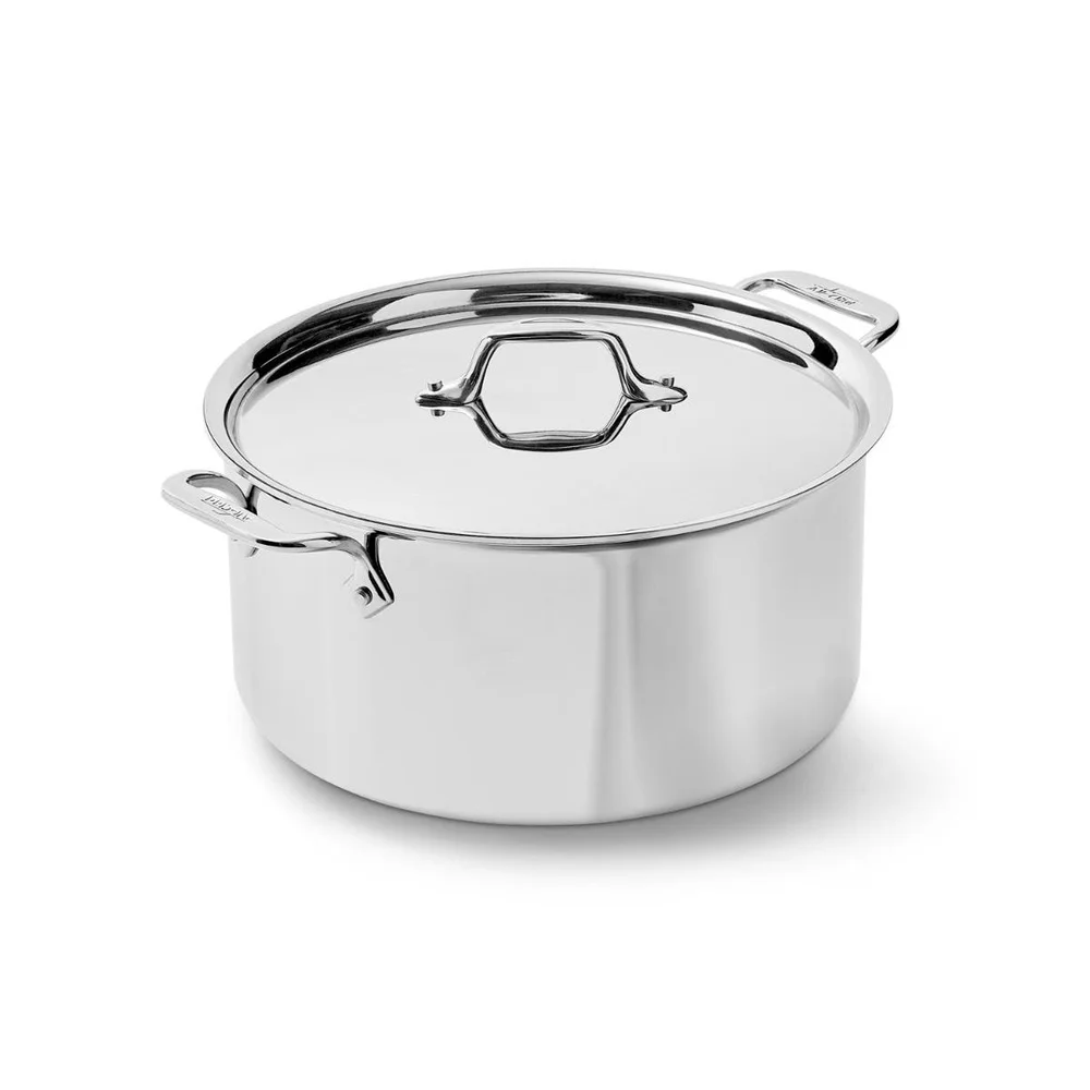 All-Clad D3 Stainless 8-Quart Stockpot with Lid