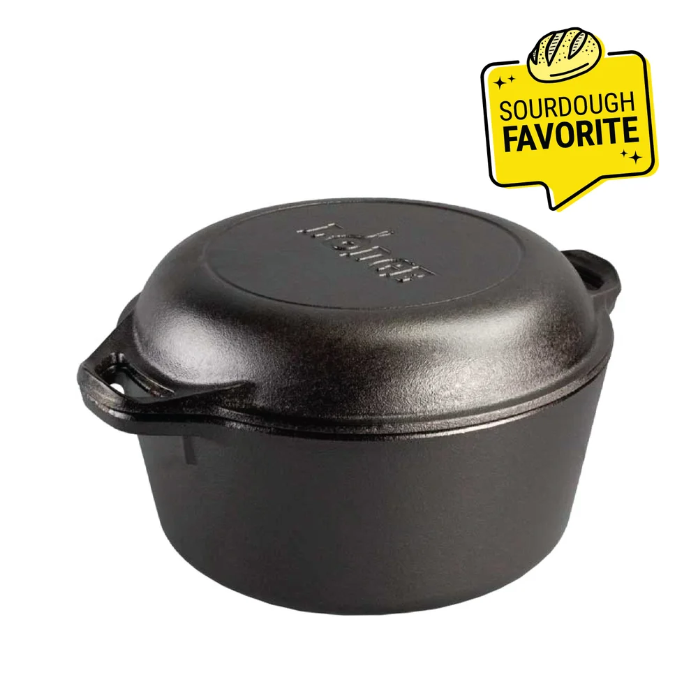 Lodge L8DD3 5-Quart Double Dutch Oven